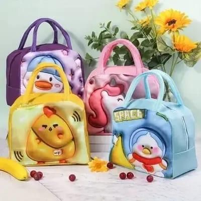 Lunch Box Bag Children Cute Lunch Box Bag (Pack of 3)